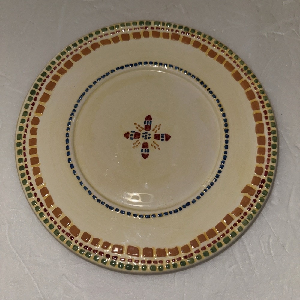 Yankee Candle‎ Plate Summer Star Desert Tile Fresco Mosaic P2